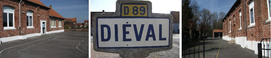 Site de l'école de Diéval